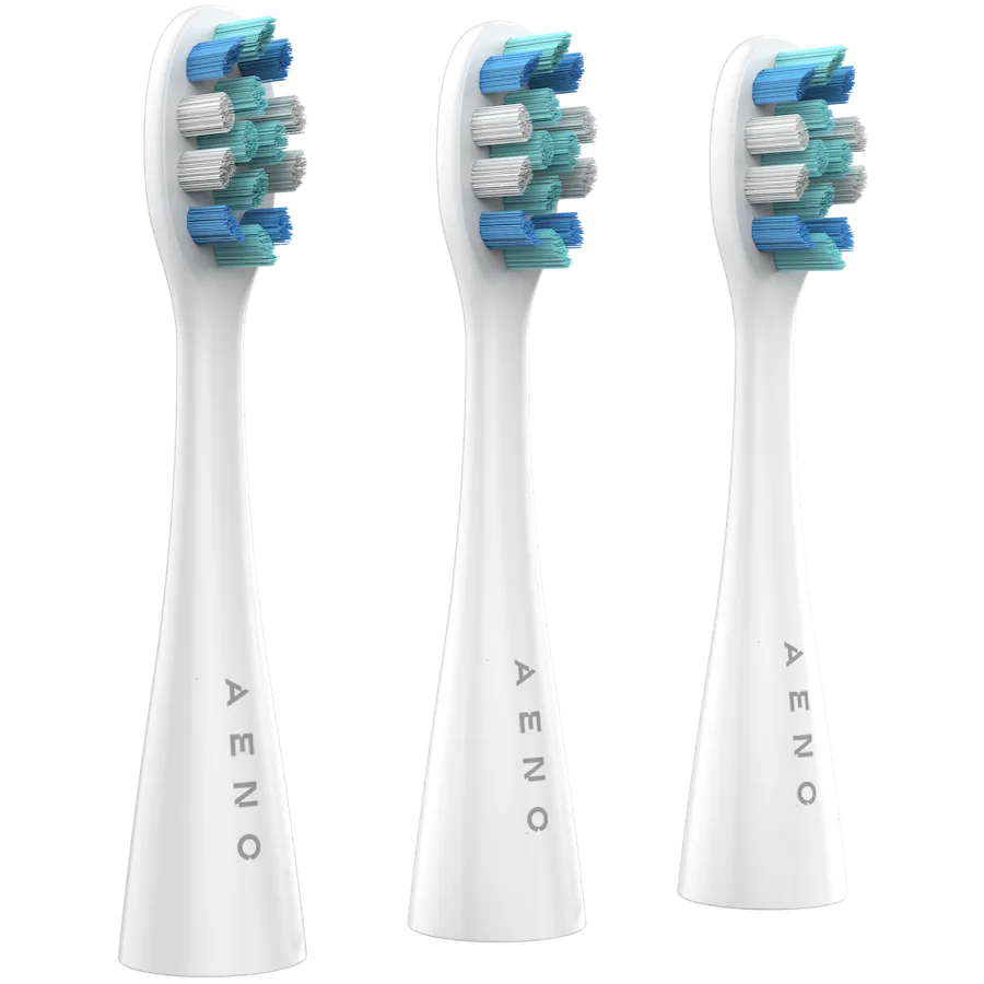 AENO Sonic Electric toothbrush, DB8: White, 3modes, 3 brush heads + 1 cleaning tool, 1 mirror, 30000rpm, 100 days without charging, IPX7 Slika 6