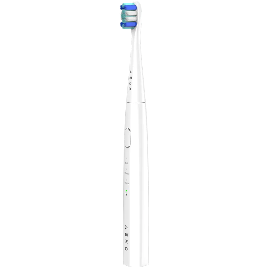 AENO Sonic Electric toothbrush, DB7: White, 3modes, 1 brush head + 2 stickers, 30000rpm, 100 days without charging, IPX7 Slika 1
