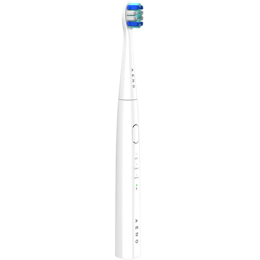 AENO Sonic Electric toothbrush, DB7: White, 3modes, 1 brush head + 2 stickers, 30000rpm, 100 days without charging, IPX7 Slika 3
