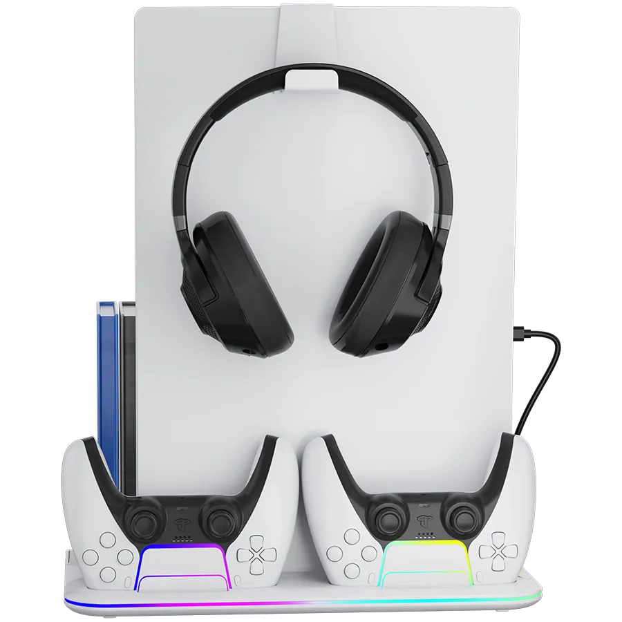 CANYON cooling stand CS-51 RGB PS5 Slim/DE Charge White Slika 3