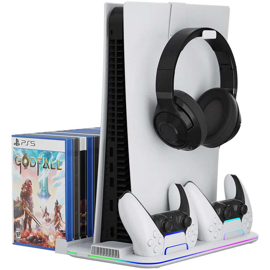 CANYON cooling stand CS-51 RGB PS5 Slim/DE Charge White Slika 5