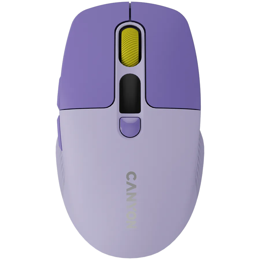 CANYON mouse MW-26 LCD Silent Dual Mode Wireless Violet Slika 1