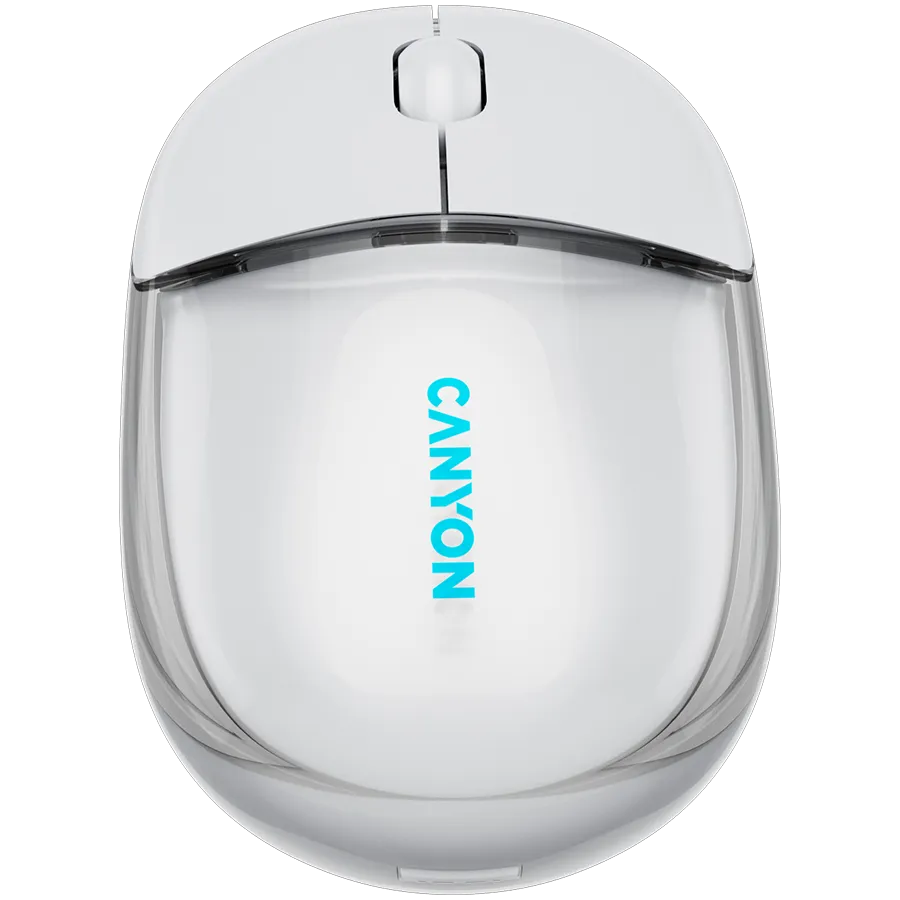 CANYON mouse OnClick 24 BT/ Wireless Transparent/White Slika 2