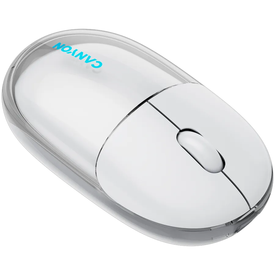 CANYON mouse OnClick 24 BT/ Wireless Transparent/White Slika 8