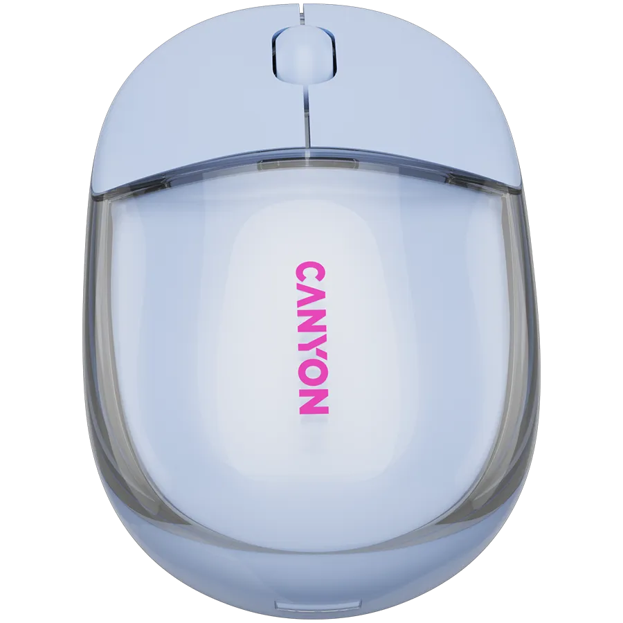 CANYON mouse OnClick 24 BT/ Wireless Transparent/Blue Slika 2