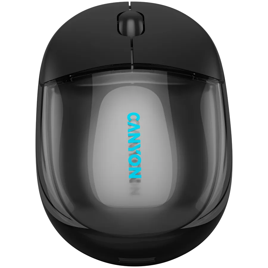 CANYON mouse OnClick 24 BT/ Wireless Transparent/Black Slika 2