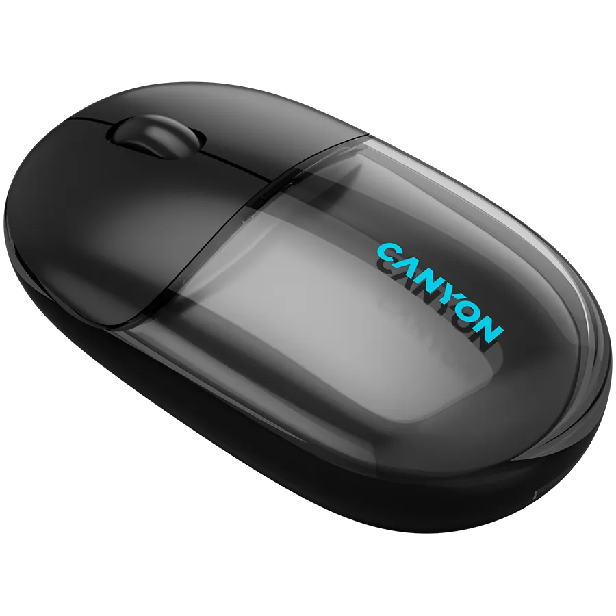 CANYON mouse OnClick 24 BT/ Wireless Transparent/Black Slika 3