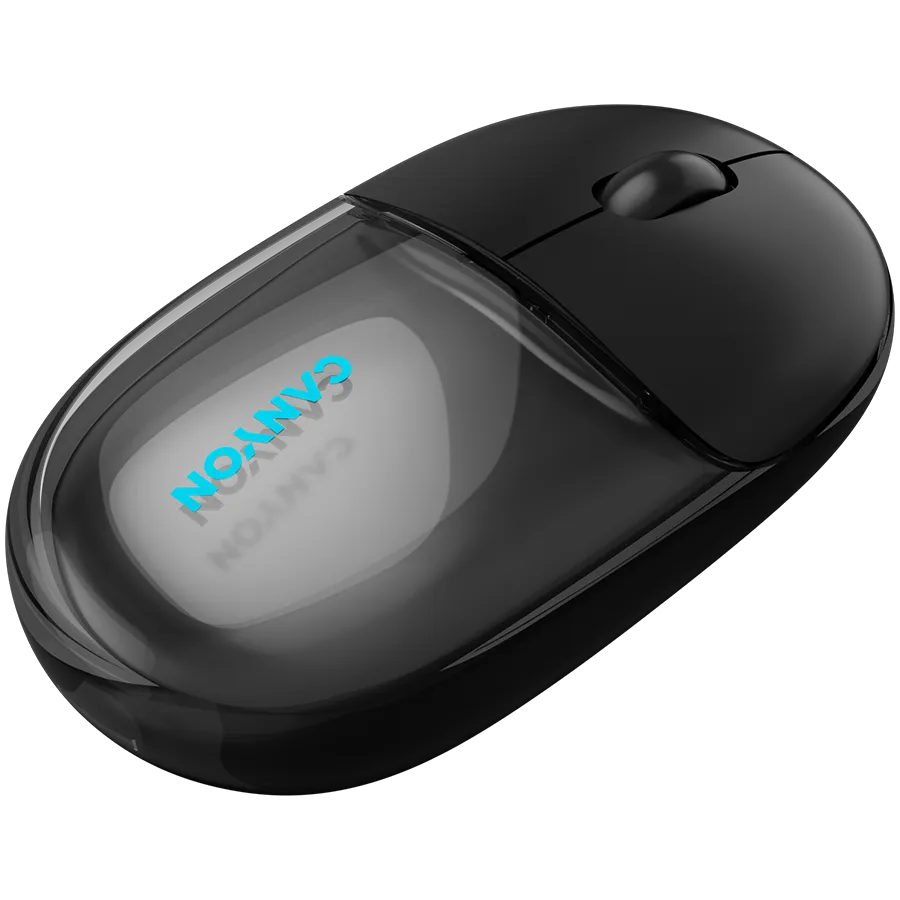 CANYON mouse OnClick 24 BT/ Wireless Transparent/Black Slika 7