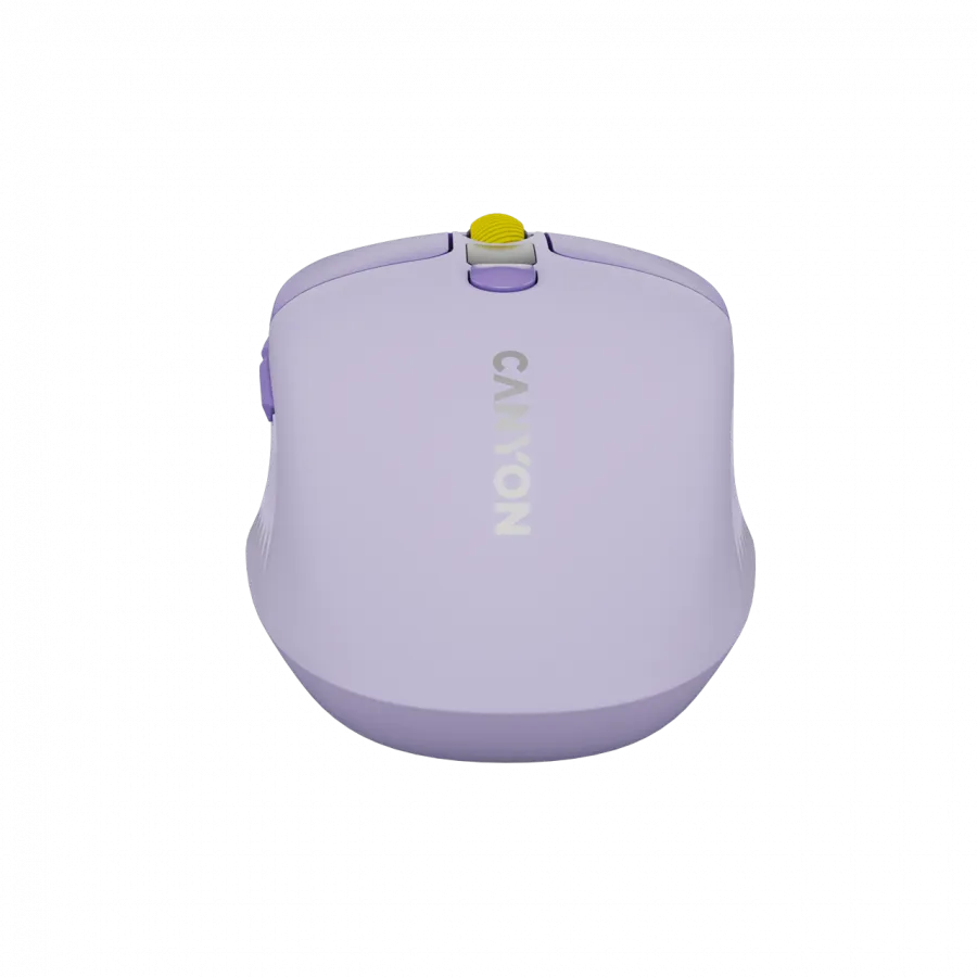 CANYON mouse MW-26 LCD Silent Dual Mode Wireless Violet Slika 6