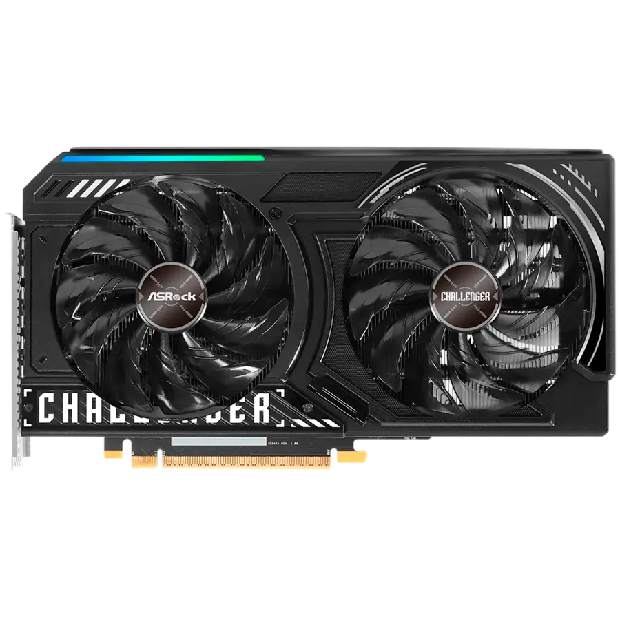Asrock Intel Arc B580 Challenger 12GB OC, GDDR6, 192-bit, 1x HDMI 2.1a, 3x DP 2.1, 1x 8-pin Pwr connector, Dual fan, Recommended PSU 650W, 249x132x41mm, 2-slot, 90-GA5LZZ-00UANF. Slika 2