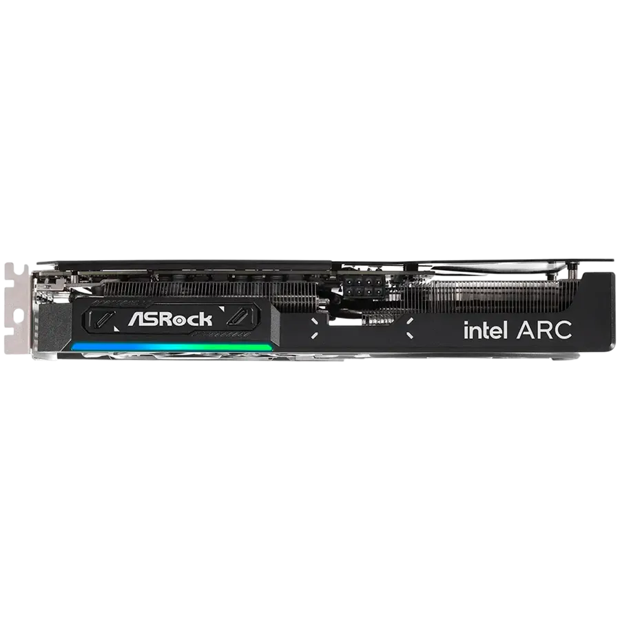 Asrock Intel Arc B580 Challenger 12GB OC, GDDR6, 192-bit, 1x HDMI 2.1a, 3x DP 2.1, 1x 8-pin Pwr connector, Dual fan, Recommended PSU 650W, 249x132x41mm, 2-slot, 90-GA5LZZ-00UANF. Slika 4