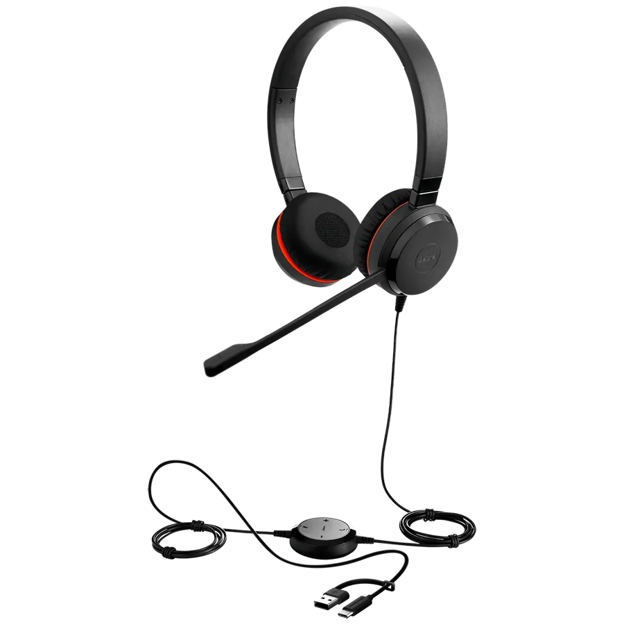 JABRA Evolve 20, Stereo MS, USB C/A adapter Slika 3