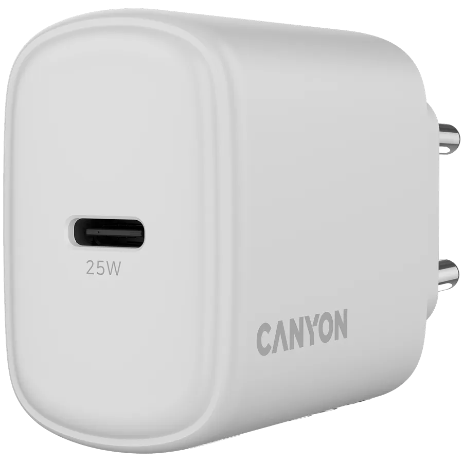 CANYON charger OnCharge 250 25W 1xPD EU White Slika 5