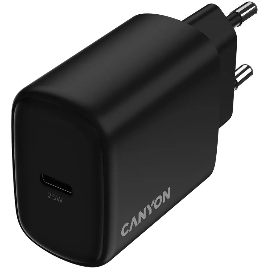 CANYON charger OnCharge 250 25W 1xPD EU Black Slika 4