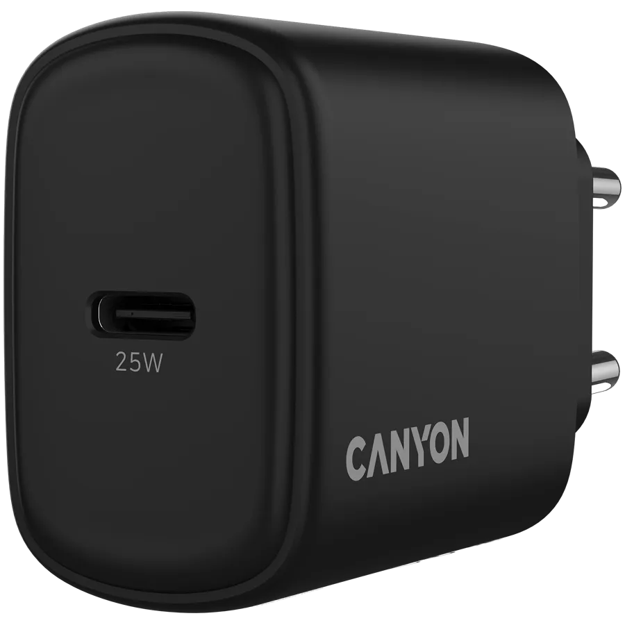 CANYON charger OnCharge 250 25W 1xPD EU Black Slika 5