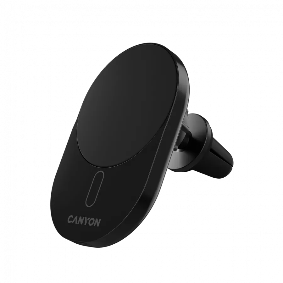CANYON car charger OnGrip 105 15W Qi2 Wireless Black Slika 1