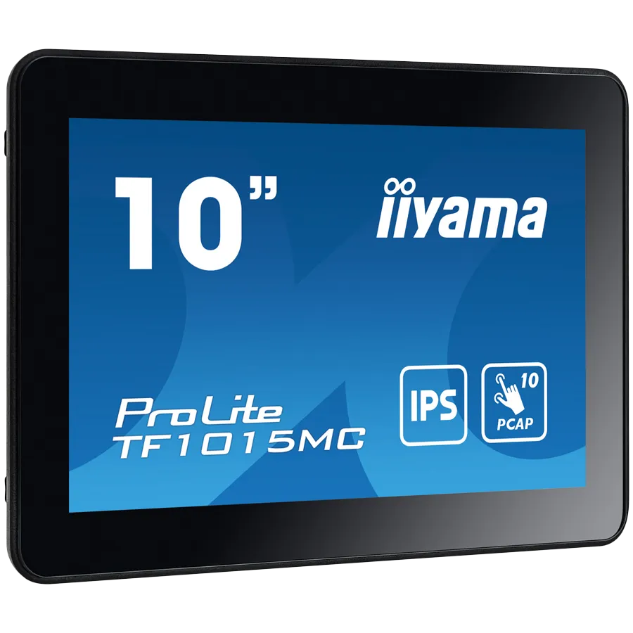 The ProLite TF1015MC (10.1 inch) uses PCAP touch technology and is built into an eye catching bezel with edge-to-edge glass. Equipped with a foam seal finish it supports seamless integration into kiosks and provides IP65 rating. Slika 2