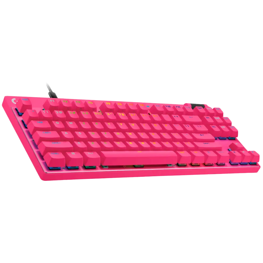 LOGITECH G PRO X TKL RAPID Gaming Keyboard - MAGENTA - US INT'L - USB - EMEA28i-935 - LINEAR Slika 2