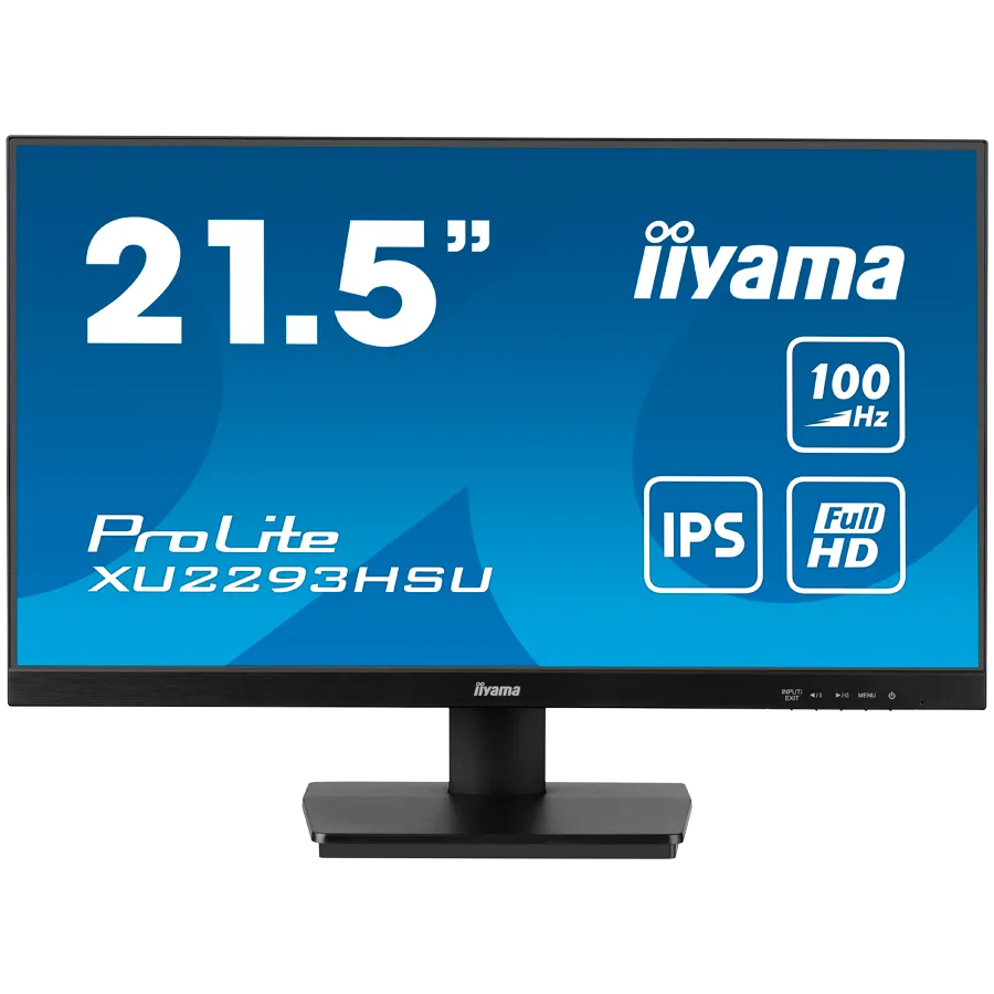 IIYAMA Prolite XU2293HSU-B7 Business Monitor - 54.5 cm (21.5"), FULL HD (1920x1080), IPS LED, 100Hz, 300 cd/m², matte / black Slika 1