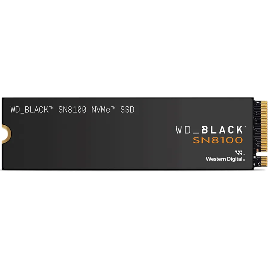 SSD POWERED BY SANDISK WD Black SN8100 4TB M.2 2280 PCIe Gen5 x4 NVMe, Read/Write: 14900/14000 MBps, IOPS 2300K/2400K, TBW: 2400 Slika 1