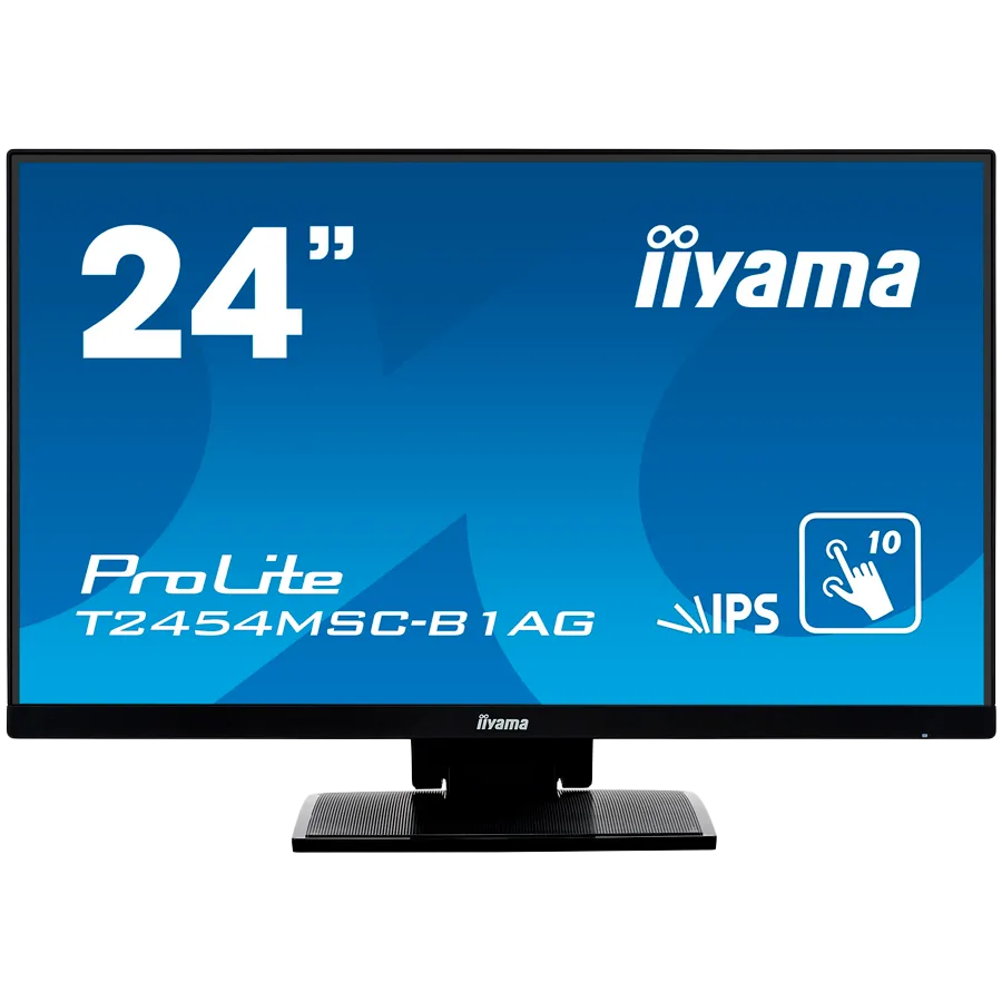 Iiyama PROLITE T2454MSC-B2AG monitor 23,8 TOUCH SCREEN FHD 75 Hz IPS 300 cd 4 ms HDMI DP SPEAKERS Black Slika 1