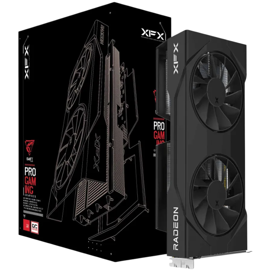 XFX Swift AMD Radeon RX 9060 XT OC 8GB GDDR6 128-bit HDMI 2x DP Slika 1