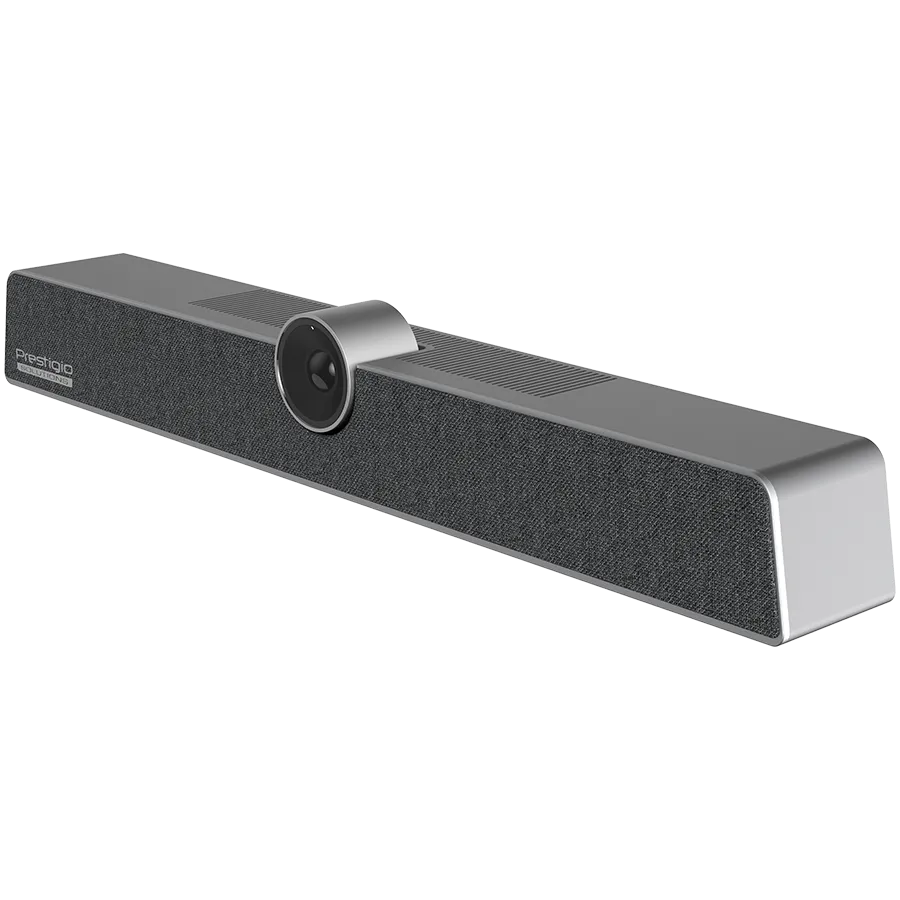Prestigio Solutions Video Conferencing Collaboration Bar Alpha: UHD, 12MP, 6 mic, 8m (Range), Connection via USB Type-C or AUX Slika 2