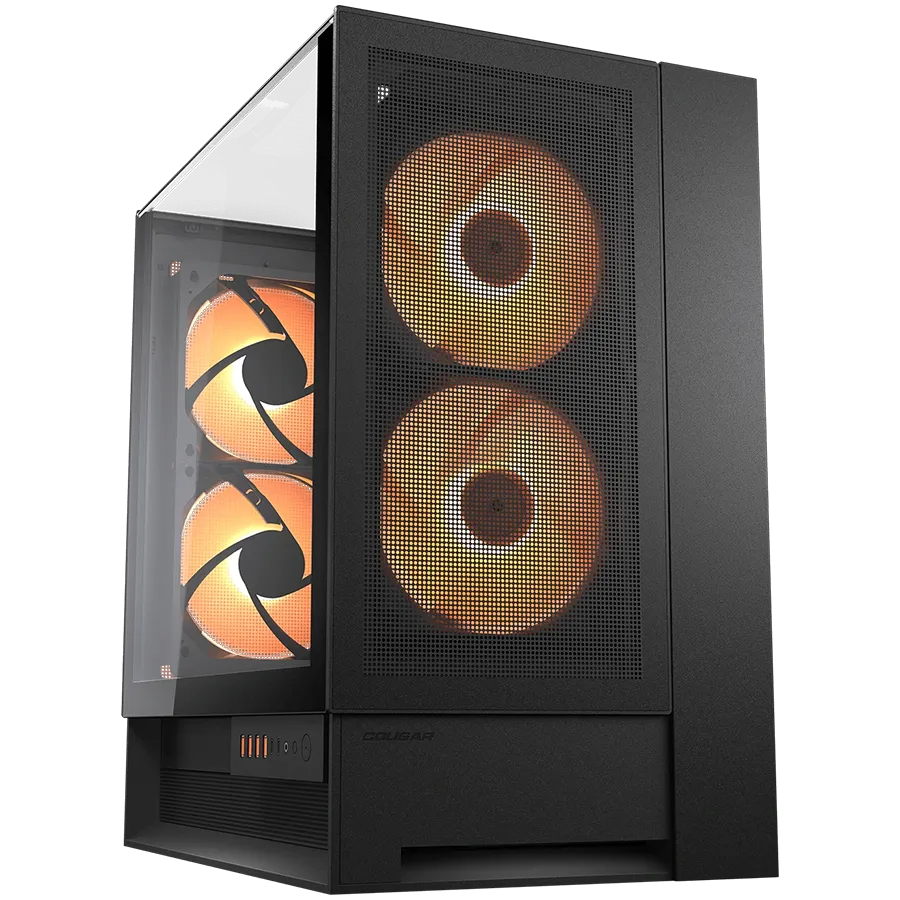 COUGAR OmnyX PC Case, Mid Tower, Black Slika 1