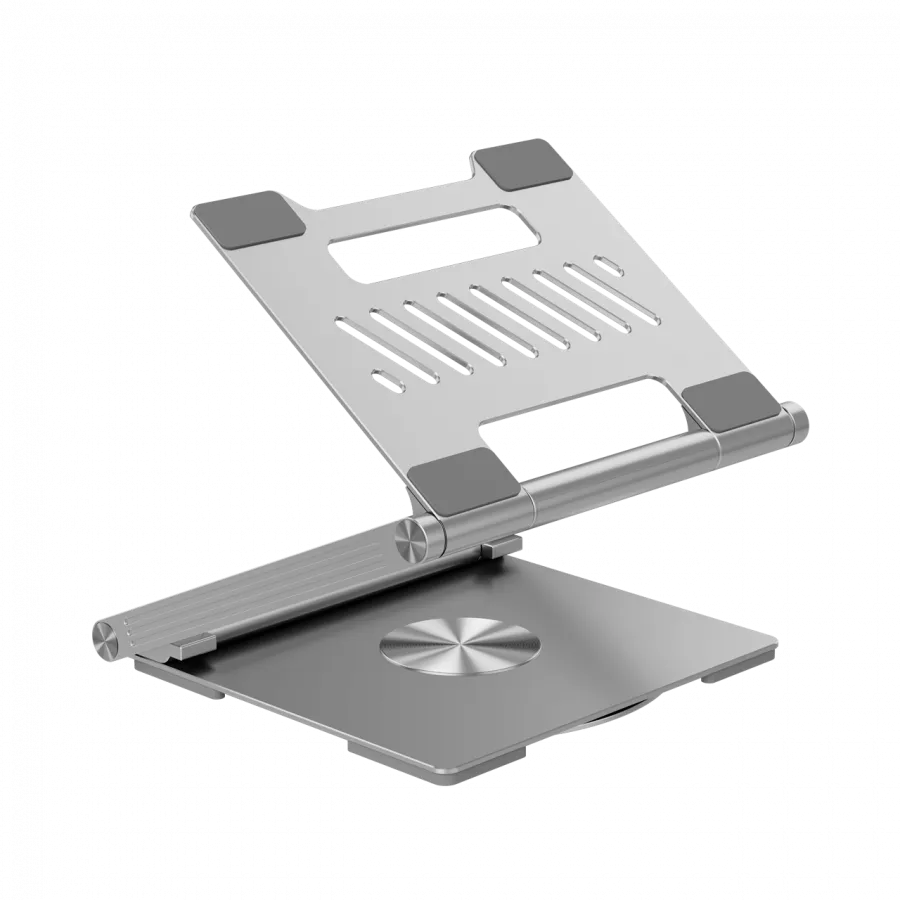 Canyon Laptop stands with hub, TYPE C F to HDMI2.0+2USB3.0+USBC3.0+RJ45+PD, TYEP C TO C cable 1m white with Emarker: HUSB332A, Material: Aluminum case+ABS+PS, Size: 245x240x27.2+/-0.3mm, Weight:1304g Slika 7