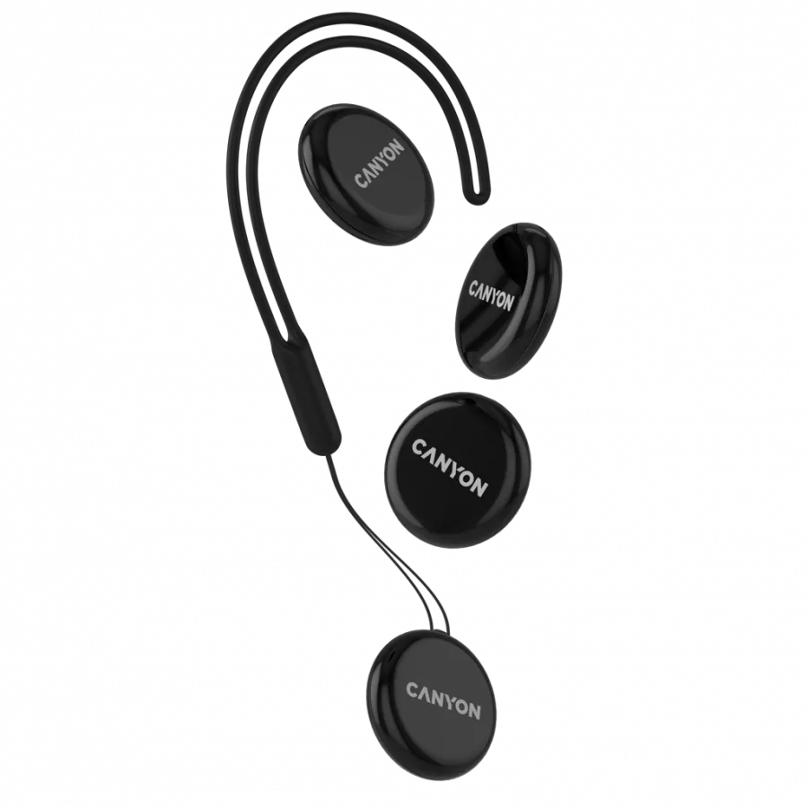 CANYON smart tag ONTAG 1 iOS 4 pcs KIT Black Slika 1