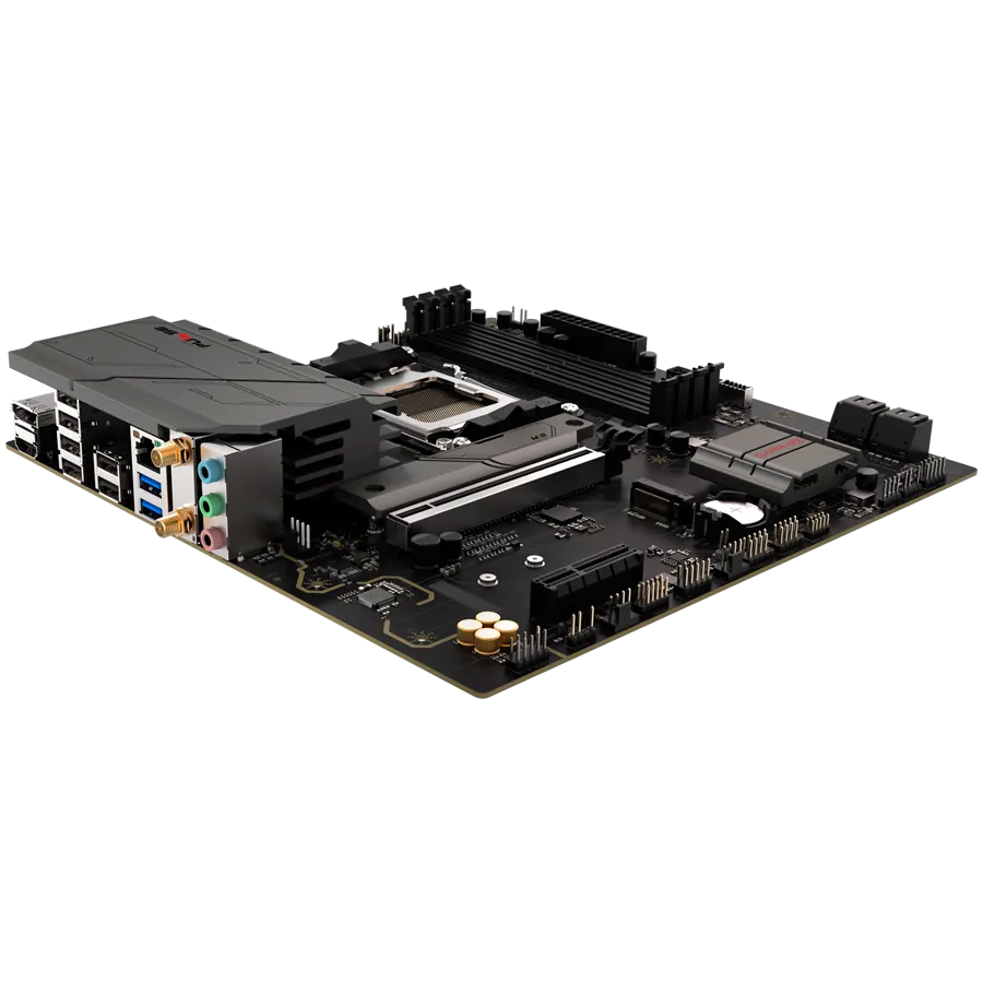 SAPPHIRE AMD B850M AM5 PULSE Ryzen R9/R7/R5, 4x DDR5 7600MHz, PCIE 4.0 x16, 1x M.2 Gen5, 1x M.2 Gen4, LAN 2.5 Gbps, WIFI6, USB, Micro-ATX Slika 5