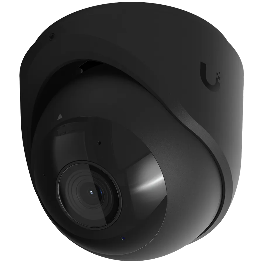 Ubiquiti UVC-G6-Turret-B Black, All-weather, tamper-resistant 4K PoE camera with a 1/1.8" 8MP image sensor, Multi-TOPs AI Engine, and 3-axis manual adjustments for flexible installation Slika 1