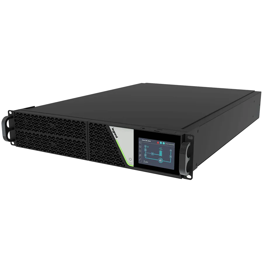 UPS Legrand KEOR DK Tower/Rack, 3000VA/3000W, On Line Double Conversion, Sinusoidal, PFC, USB & RS232 port, 6 x IEC C13 & 1 x IEC C19, batteries 6x 12V, 9Ah  (Optional Kit Rack 310952, SNMP card , Battery Extension 2U 311362 ) Slika 2