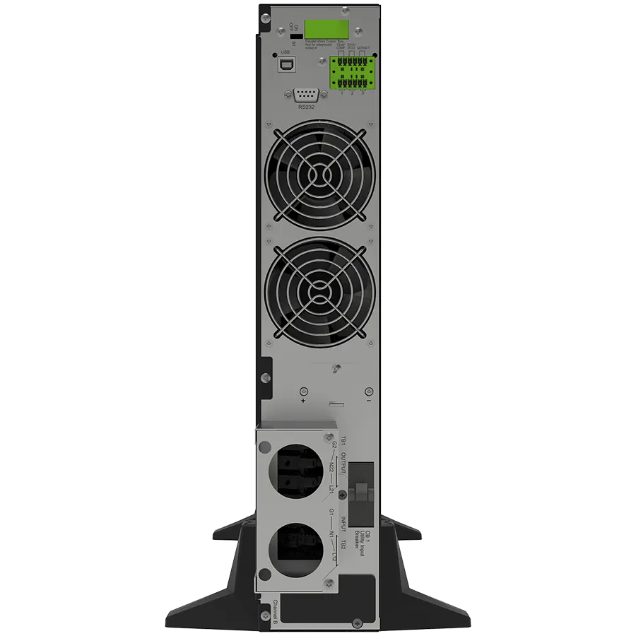 UPS Legrand KEOR DK Tower/Rack, 3000VA/3000W, On Line Double Conversion, Sinusoidal, PFC, USB & RS232 port, 6 x IEC C13 & 1 x IEC C19, batteries 6x 12V, 9Ah  (Optional Kit Rack 310952, SNMP card , Battery Extension 2U 311362 ) Slika 3
