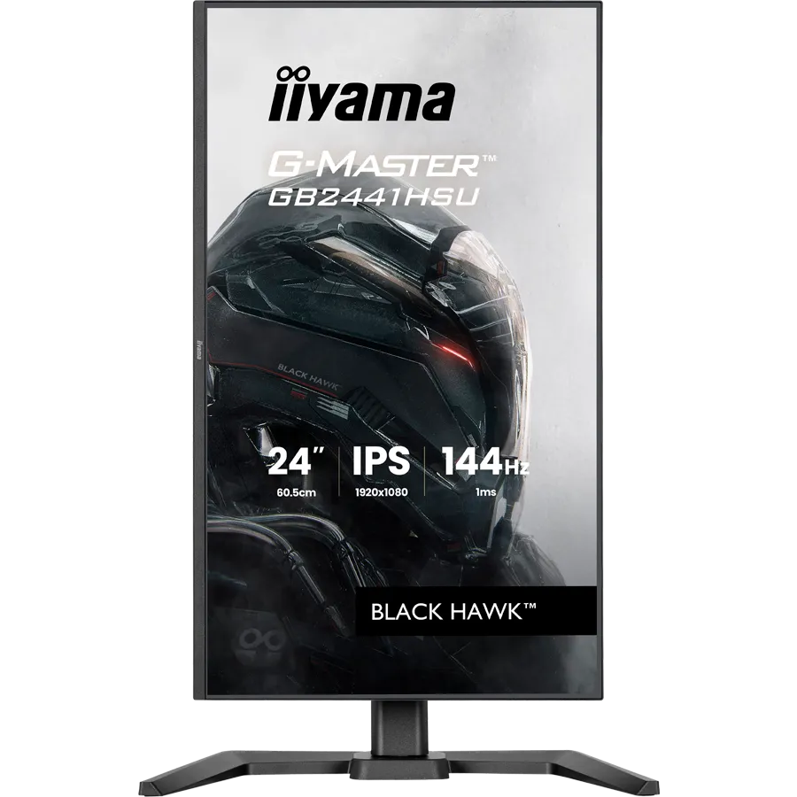 24 inch IPS Gaming G-Master Black Hawk FreeSync 1920x1080 144Hz 300cd/m2 HDMI DisplayPort 1ms MPRT Adaptive Sync Speakers USB 2x 2.0 Black Tuner 15cm Height Adj Stand Slika 2