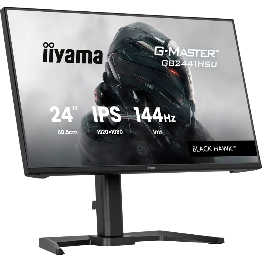 24 inch IPS Gaming G-Master Black Hawk FreeSync 1920x1080 144Hz 300cd/m2 HDMI DisplayPort 1ms MPRT Adaptive Sync Speakers USB 2x 2.0 Black Tuner 15cm Height Adj Stand Slika 3
