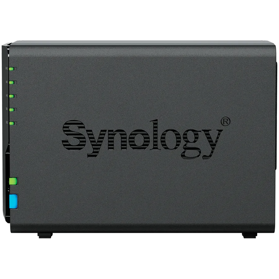 Synology DS225+, Tower, 2-bays 3.5'' SATA HDD/SSD, CPU Inte Celeron J4125 4-core (4-thread) 2.0 GHz, burst up to 2.7 GHz, 2 GB DDR4 non-ECC (expandable up to 6 GB), 1xRJ-45 1GbE LAN, 1xRJ-45 2.5 GbE LAN, 2xUSB 3.2 Gen 1, 1.3 kg, 3yr warranty Slika 4