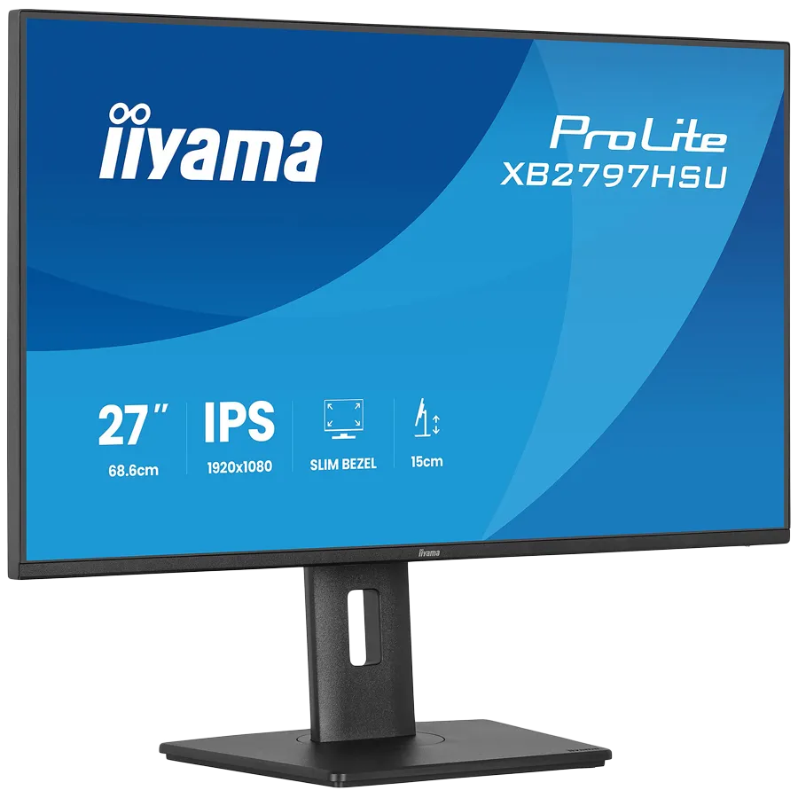 27" IPS panel, 1920x1080 at 120Hz, EyeComfort, 15cm height adjustable stand, 350cd/m2, Speakers, HDMI, DisplayPort, 1ms MPRT, USB 2x3.2 plus 2x USB-C Slika 2