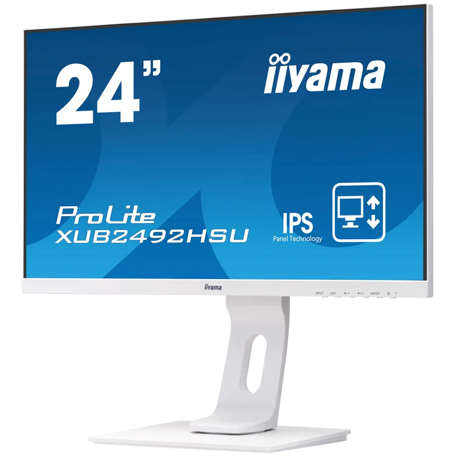 24" WHITE IPS panel, 1920x1080 at 120Hz, EyeComfort, 15cm height adjustable stand, 350cd/m2, 1500:1, Speakers, HDMI, DisplayPort, 1ms MPRT, USB 2x3.2 plus 2x USB-C Slika 3