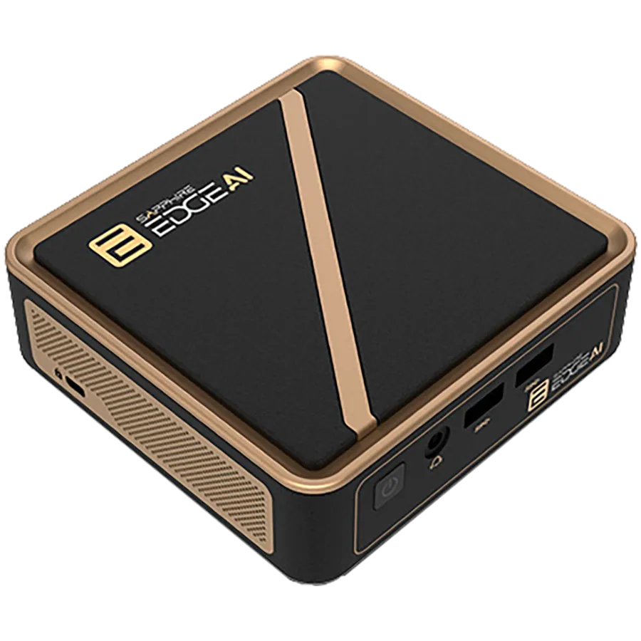 SAPPHIRE EDGE AI 340 BAREBONE WITH WIFI / BT MODULE, VESA MOUNT, POWER ADAPTER AND POWER CORD W/O SSD AND MEMORY Slika 2