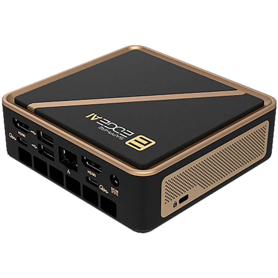 SAPPHIRE EDGE AI 340 BAREBONE WITH WIFI / BT MODULE, VESA MOUNT, POWER ADAPTER AND POWER CORD W/O SSD AND MEMORY Slika 3