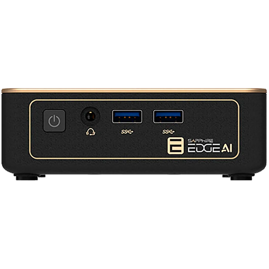 SAPPHIRE EDGE AI 340 BAREBONE WITH WIFI / BT MODULE, VESA MOUNT, POWER ADAPTER AND POWER CORD W/O SSD AND MEMORY Slika 4