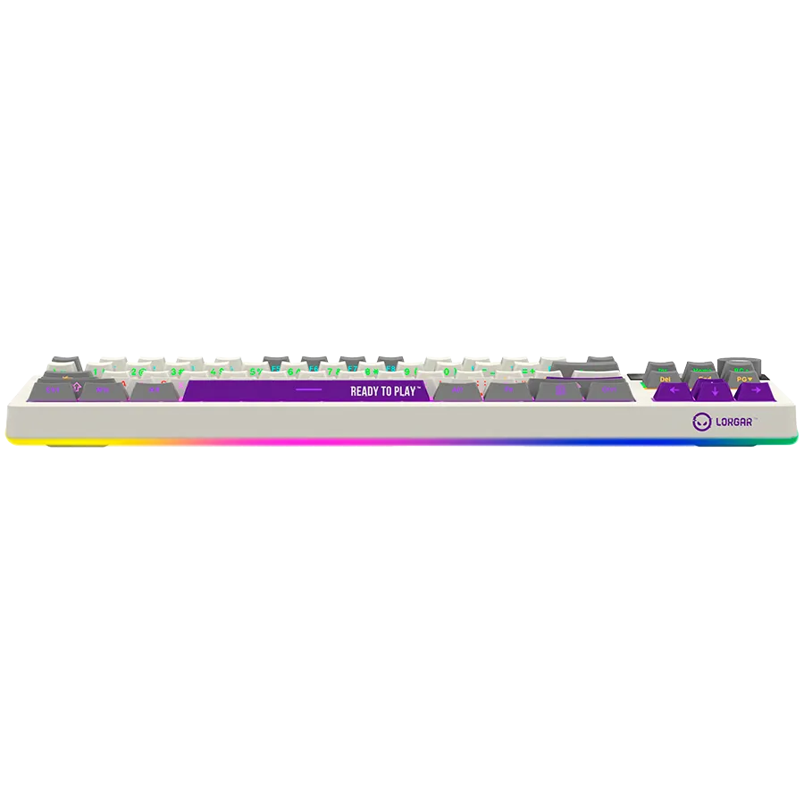 LORGAR KBP70TKLW, Wireless TKL Mechanical Gaming Keyboard Pro, Beige, EN layout Slika 5