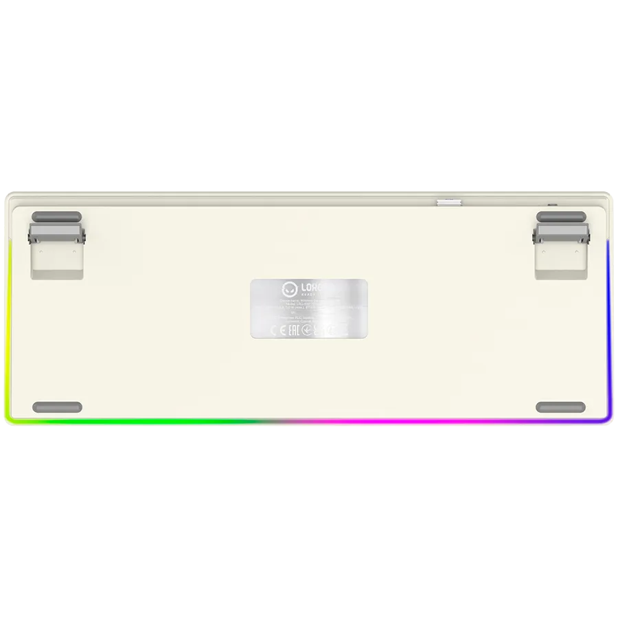 LORGAR KBP70TKLW, Wireless TKL Mechanical Gaming Keyboard Pro, Beige, EN layout Slika 8