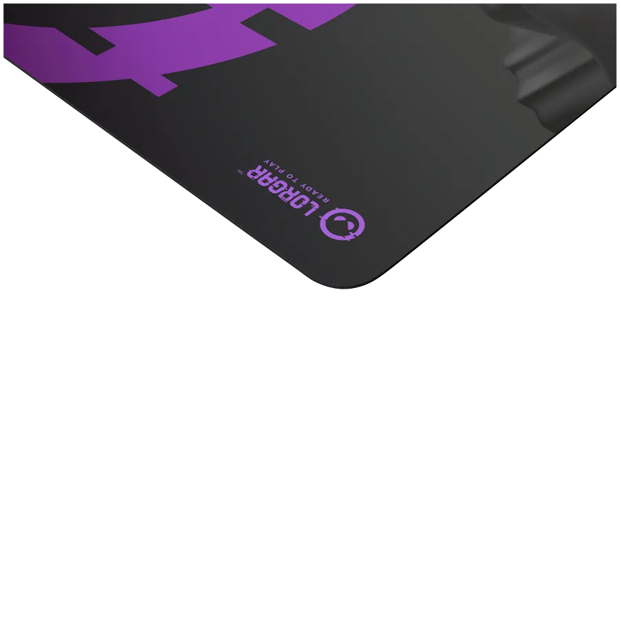 Full print white and black design, Bottom is black rubber with embossed LORGAR logo, with trimmed edges stitching Slika 6