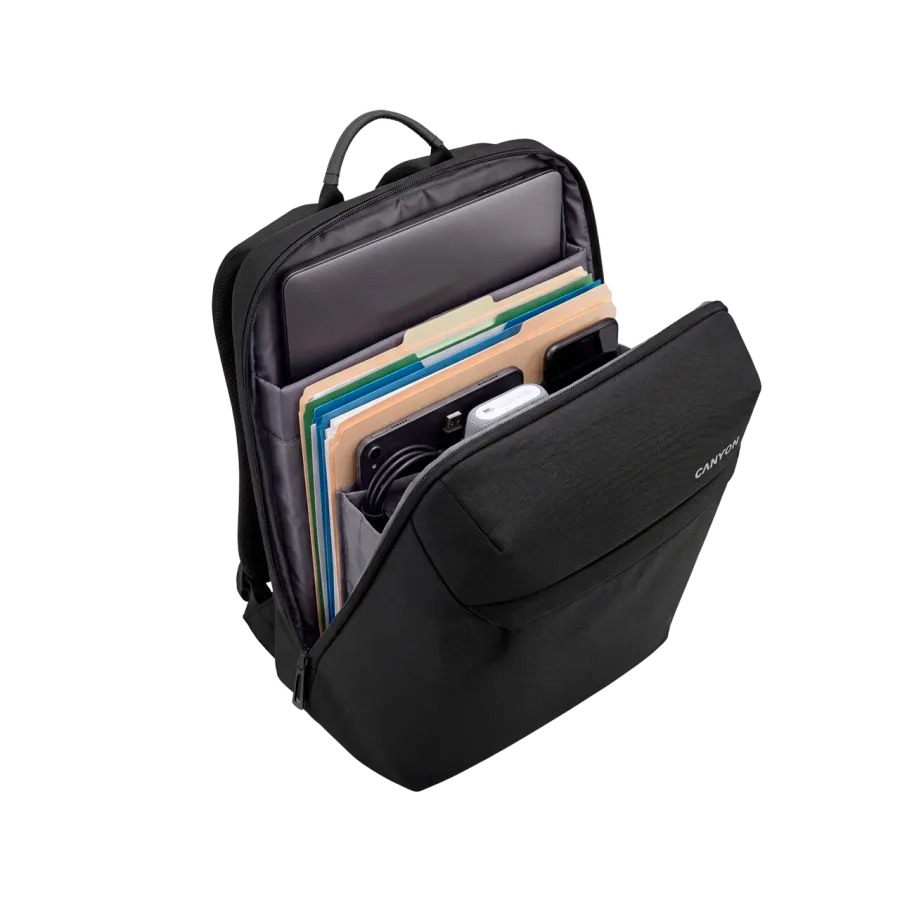 CANYON 11L laptop backpack 28x10x42cm Cosmic Black Slika 10