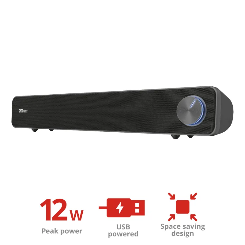 Zvucnik TRUST ARYS SOUNDBAR/crna Slika 1