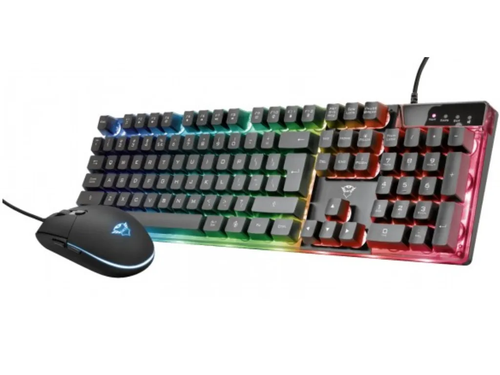 Tastatura+miš TRUST GXT 838 AZOR žicni set/gaming/crna Slika 2