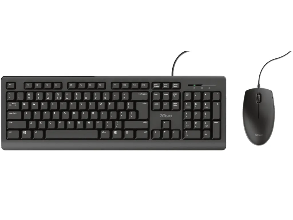 Trust Tastatura+miš TRUST Primo žicni set/US/crna Slika 4