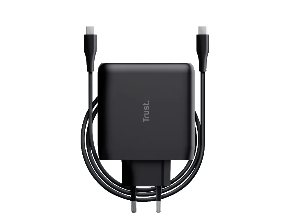 Trust Punjac TRUST Maxo 100W/USB-C/laptop/smartphone/tablet/2m USB-C kabel/crna Slika 5